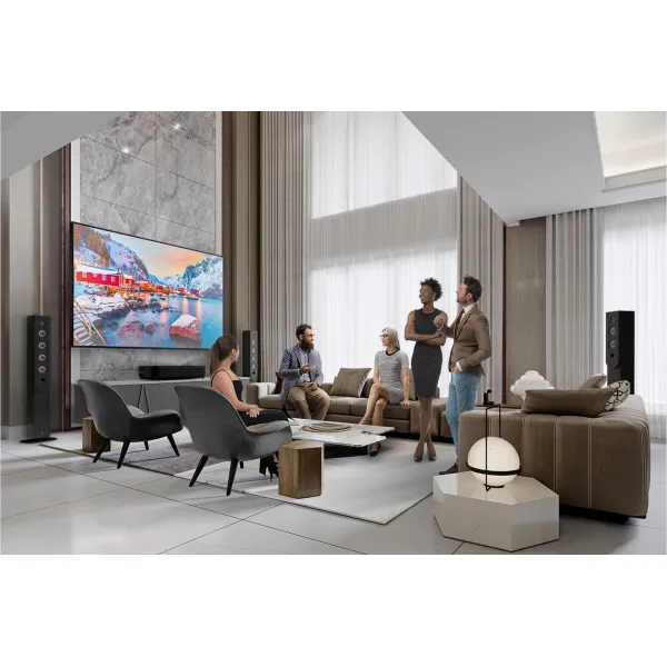 Проектор ультракороткофокусный EH-QS100B UHD, 4500 lm, LASER, 0.16,  черный Epson (V11HB49140) - Фото 1