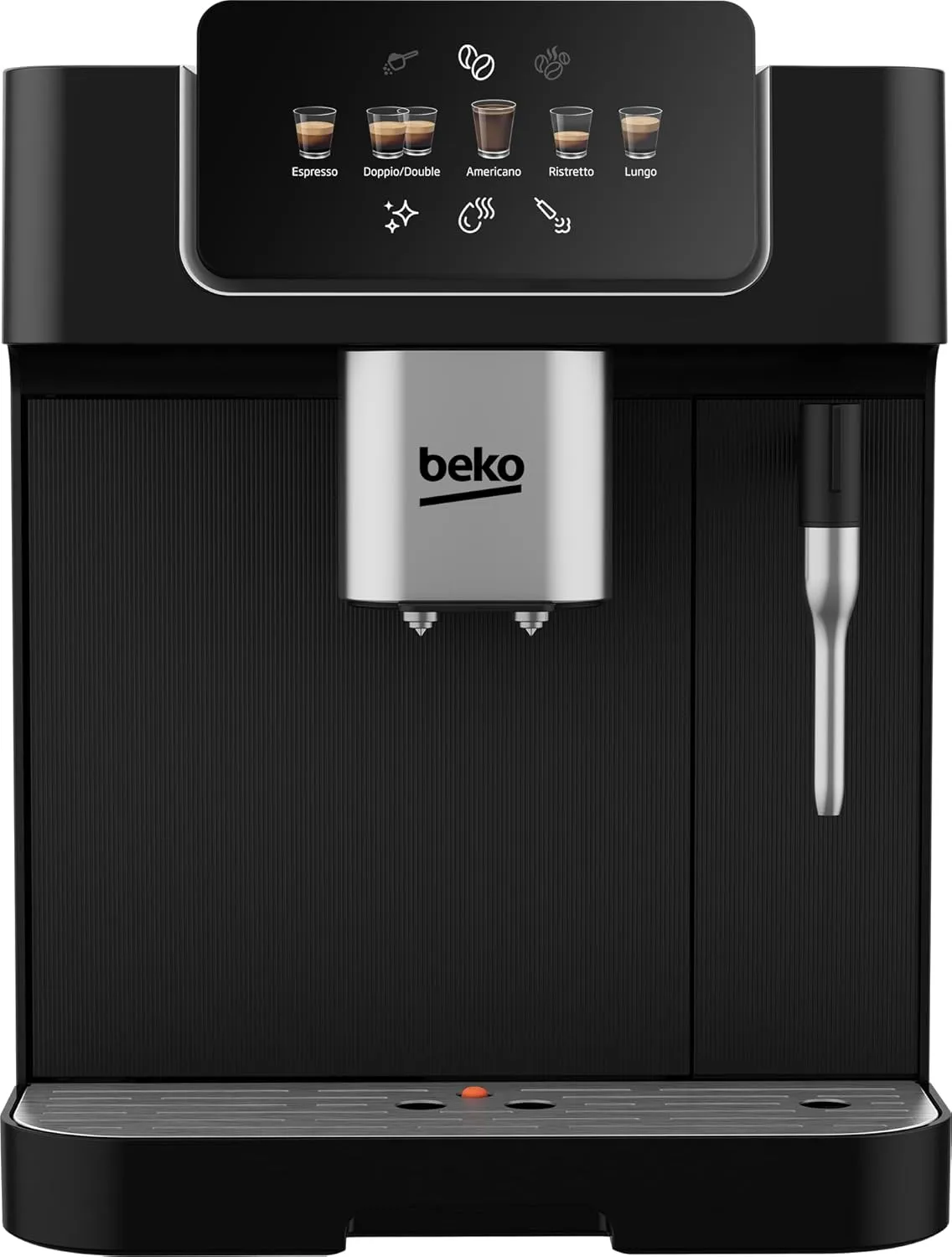 Кавомашина 2.0л, зерно, ручний капучинатор, авторецептів - 5, чорний Beko (CEG7302B) Кавомашина 2.0л, зерно, ручний капучинатор, авторецептів - 5, чорний Beko (CEG7302B)