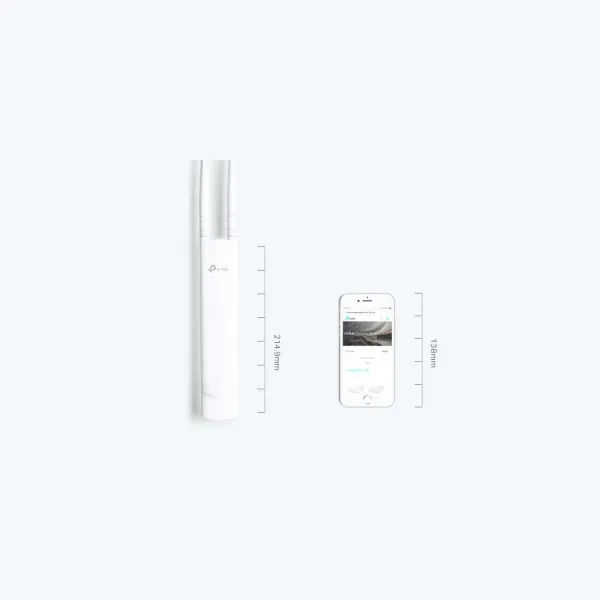 Точка доступа EAP113 OUTDOOR N300, 1хFE LAN, Passive PoE TP-LINK (EAP113-OUTDOOR) - Фото 4