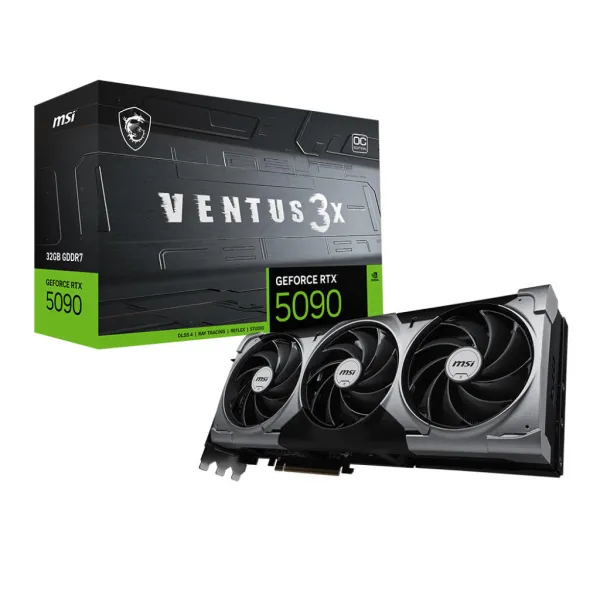 Відеокарта GeForce RTX 5090 32GB GDDR7 VENTUS 3X OC MSI (912-V530-092) - Фото 6