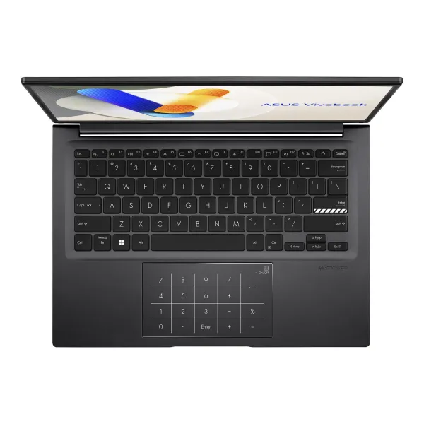 Ноутбук Vivobook 14 X1405VA-LY510 14" WUXGA IPS, Intel i5-13420H, 16GB, F512GB, UMA, NoOS, Чорний ASUS (90NB10M7-M00MP0) - Фото 6