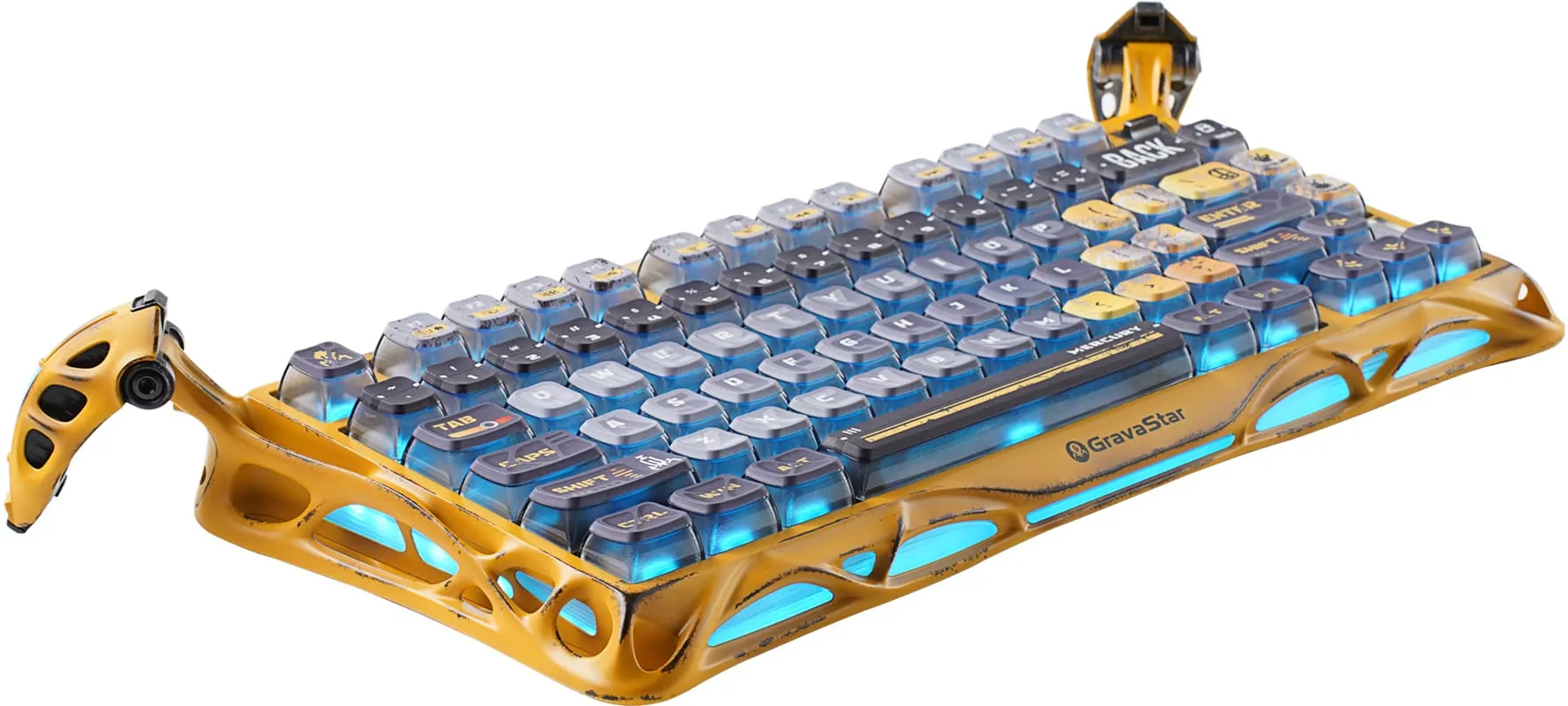 Клавиатура BT/WL/USB механическая Mercury K1 Pro, GravaStar x