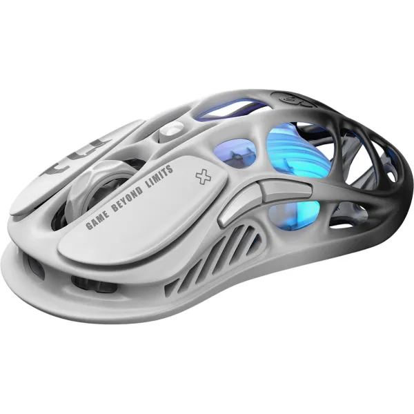 Мышь BT/WL/USB-A RGB, Mercury M1 Pro, чёрно-белая GravaStar (GRAVASTARM1PRO_GBLK) - Фото 13