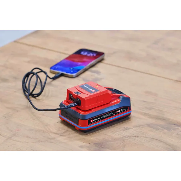 Зарядное устройство USB аккумуляторное TC-CP 18 Li USB A/C - Solo, PXC, 18В Einhell (4514148) - Фото 2