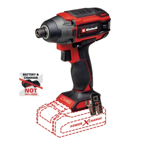 Винтоверт аккумуляторный ударный TP-CI 18/220 Li BL - Solo, PXC, 18В, бесщеточный, 220 Нм, 2900 об/мин Einhell (4510085)