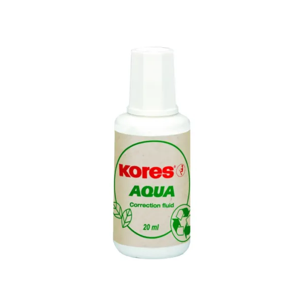 Коректор-рідина AQUA, водна основа Kores (K69101) - Фото 2