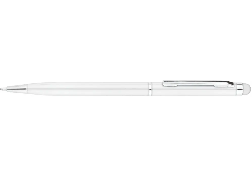 Ручка кулькова металева STYLUS корпус білий, пише синім Economix (E10308-14) Ручка кулькова металева STYLUS корпус білий, пише синім Economix (E10308-14)
