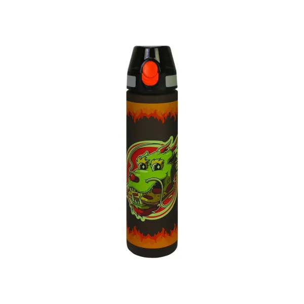 Бутылка для воды детская Cool for school 750 мл, черная, тритановая Fire Dragon (CF61313) - Фото 5