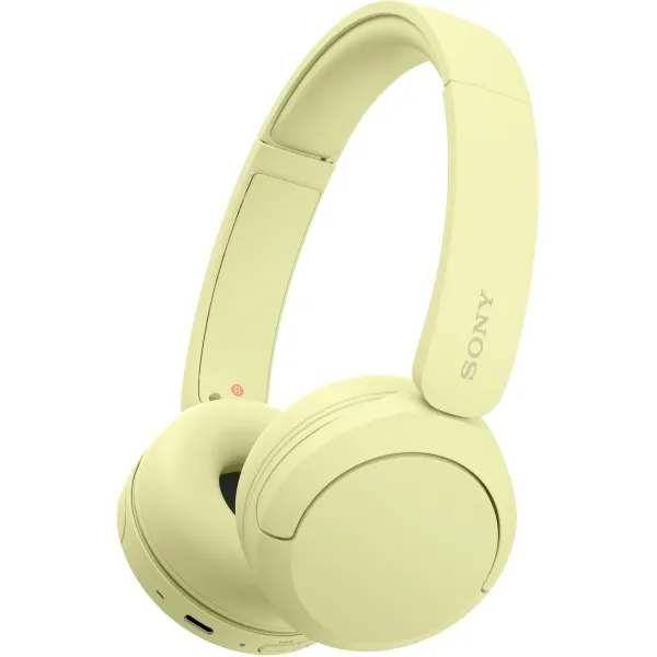 Наушники беспроводные On-ear WH-CH520 BT 5.2, SBC, AAC, Mic, жёлтые Sony (WHCH520Y.CE7)
