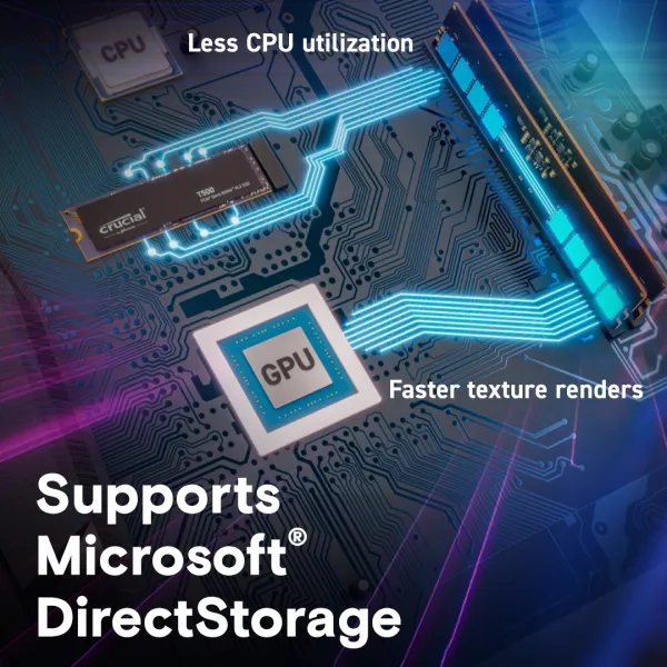 Накопитель SSD M.2 2TB PCIe 4.0 T500 Crucial (CT2000T500SSD8) - Фото 4