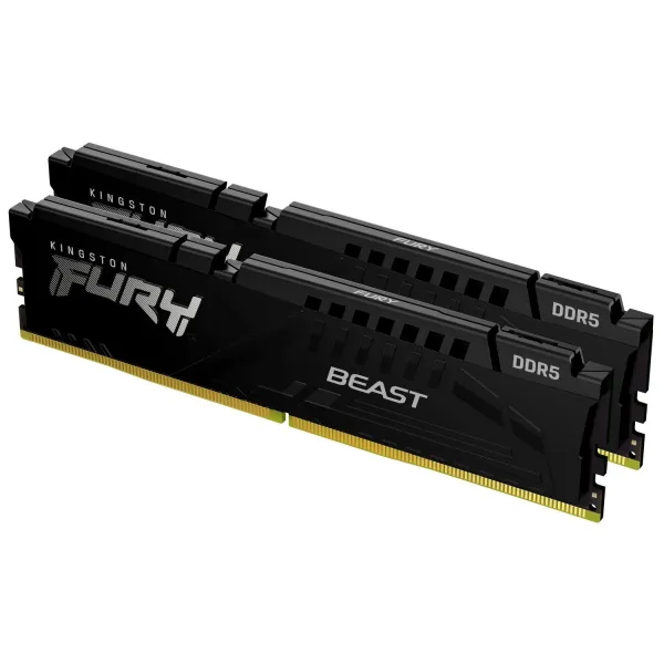 Пам'ять ПК DDR5 32GB KIT (16GBx2) 6000 FURY Beast  EXPO Kingston (KF560C36BBE2K2-32) - Фото 1