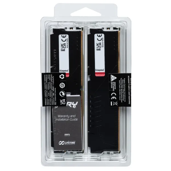 Пам'ять ПК DDR5 32GB KIT (16GBx2) 6000 FURY Beast  EXPO Kingston (KF560C36BBE2K2-32) - Фото 6