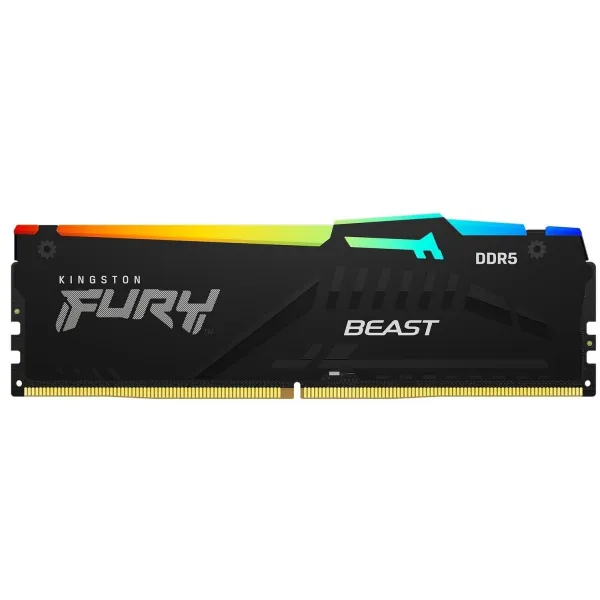Пам'ять ПК DDR5 32GB 5200 FURY Beast RGB Kingston (KF552C40BB2A-32)