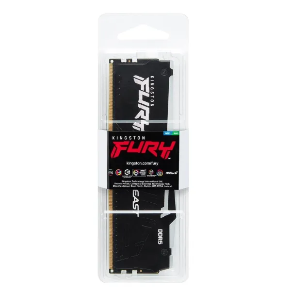 Пам'ять ПК DDR5 32GB 5200 FURY Beast RGB Kingston (KF552C40BB2A-32) - Фото 4