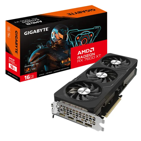 Видеокарта Radeon RX 7600 XT 16GB GDDR6 GAMING OC GIGABYTE (GV-R76XTGAMING_OC-16GD) - Фото 7