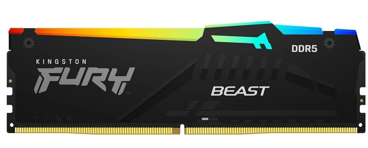 Пам'ять ПК DDR5 64GB 5600 FURY Beast RGB Kingston (KF556C36BBEA-64) Пам'ять ПК DDR5 64GB 5600 FURY Beast RGB Kingston (KF556C36BBEA-64)