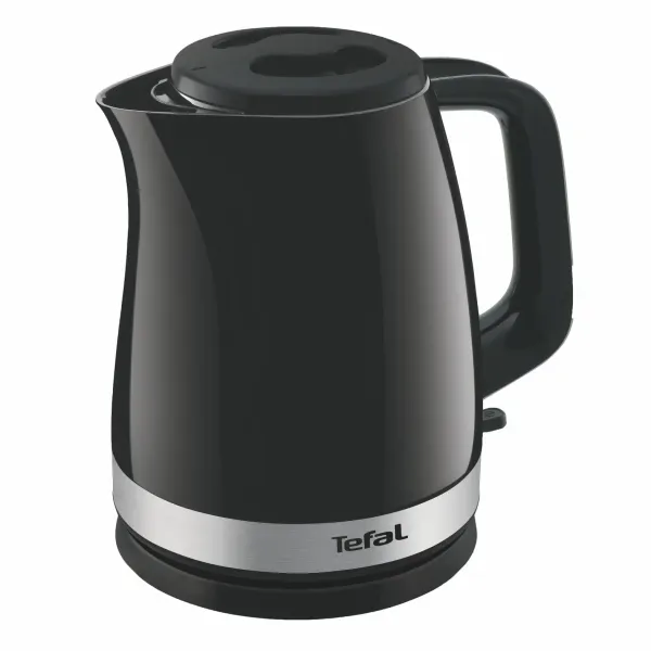 Электрочайник Delfini 1.7л, пластик, серебристо-черныйTefal (KO150F30)