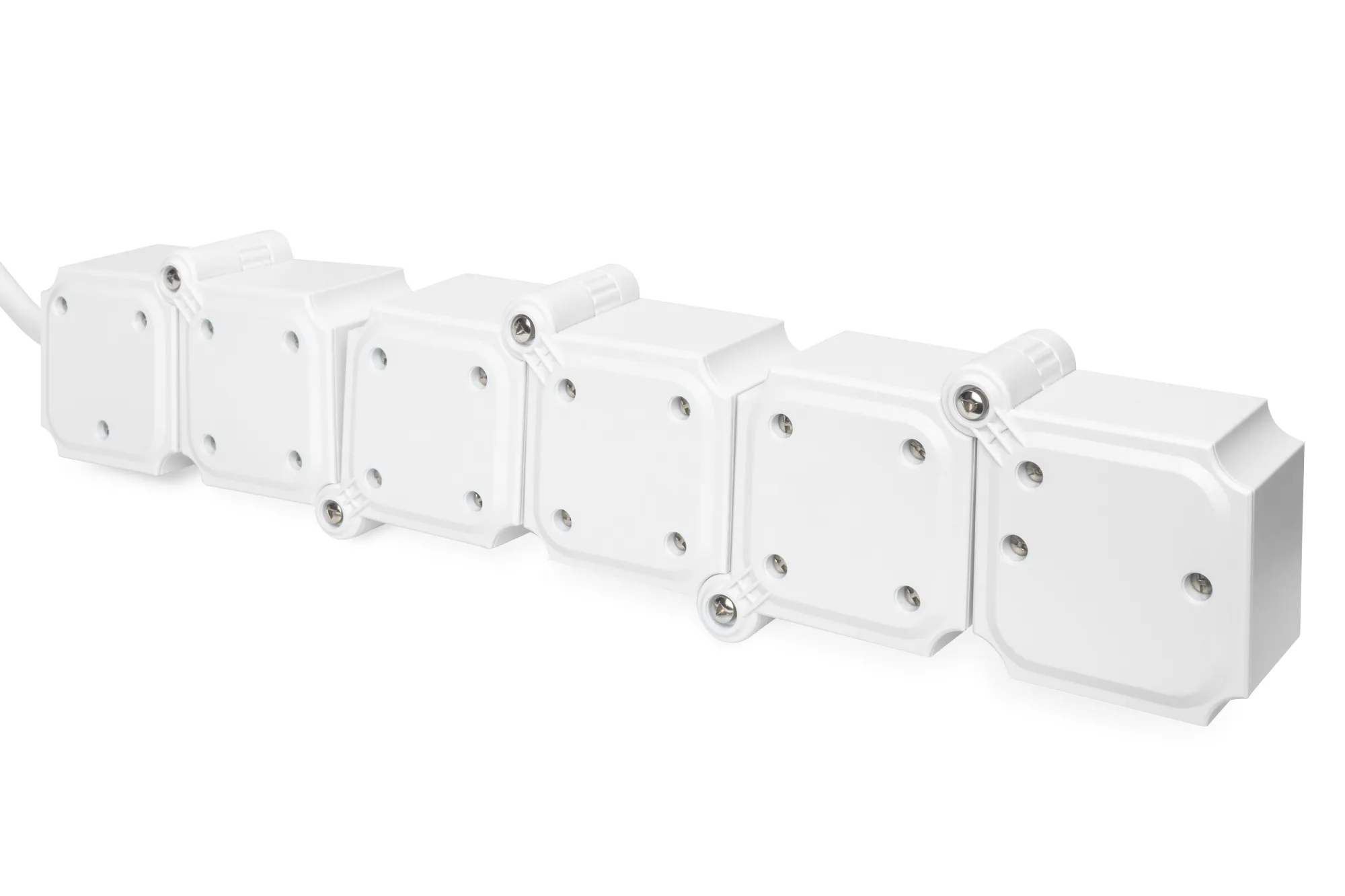 Блок розеток Flexible, 4xSchuko 16A, 2xUSB-A 2.4A, білий Digitus (DA-70620) - Фото 6