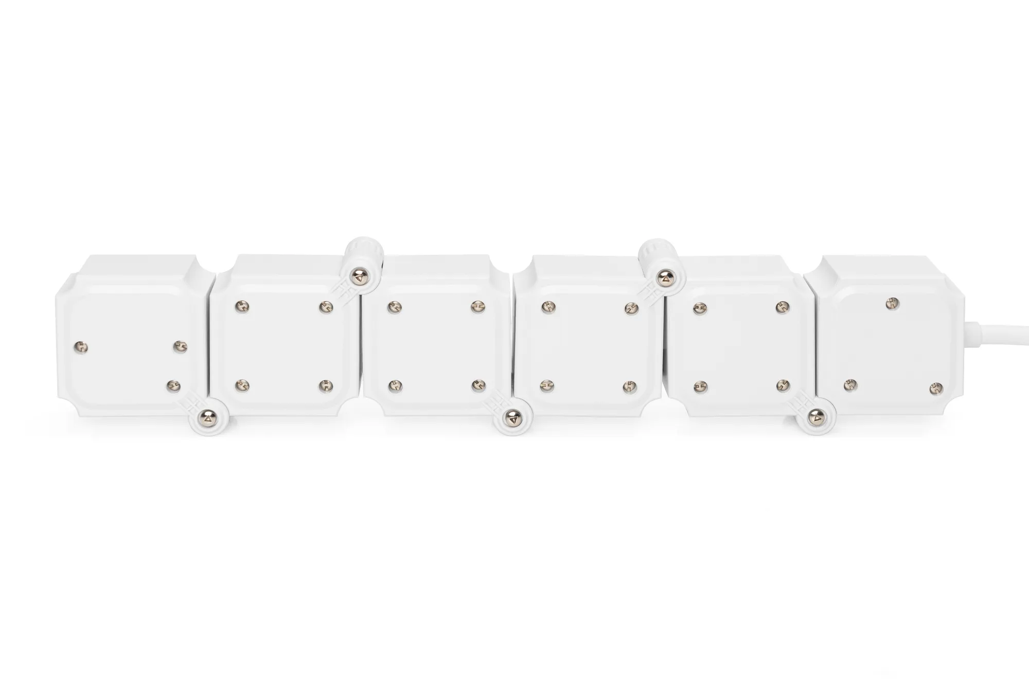 Блок розеток Flexible, 4xSchuko 16A, 2xUSB-A 2.4A, білий Digitus (DA-70620) - Фото 7