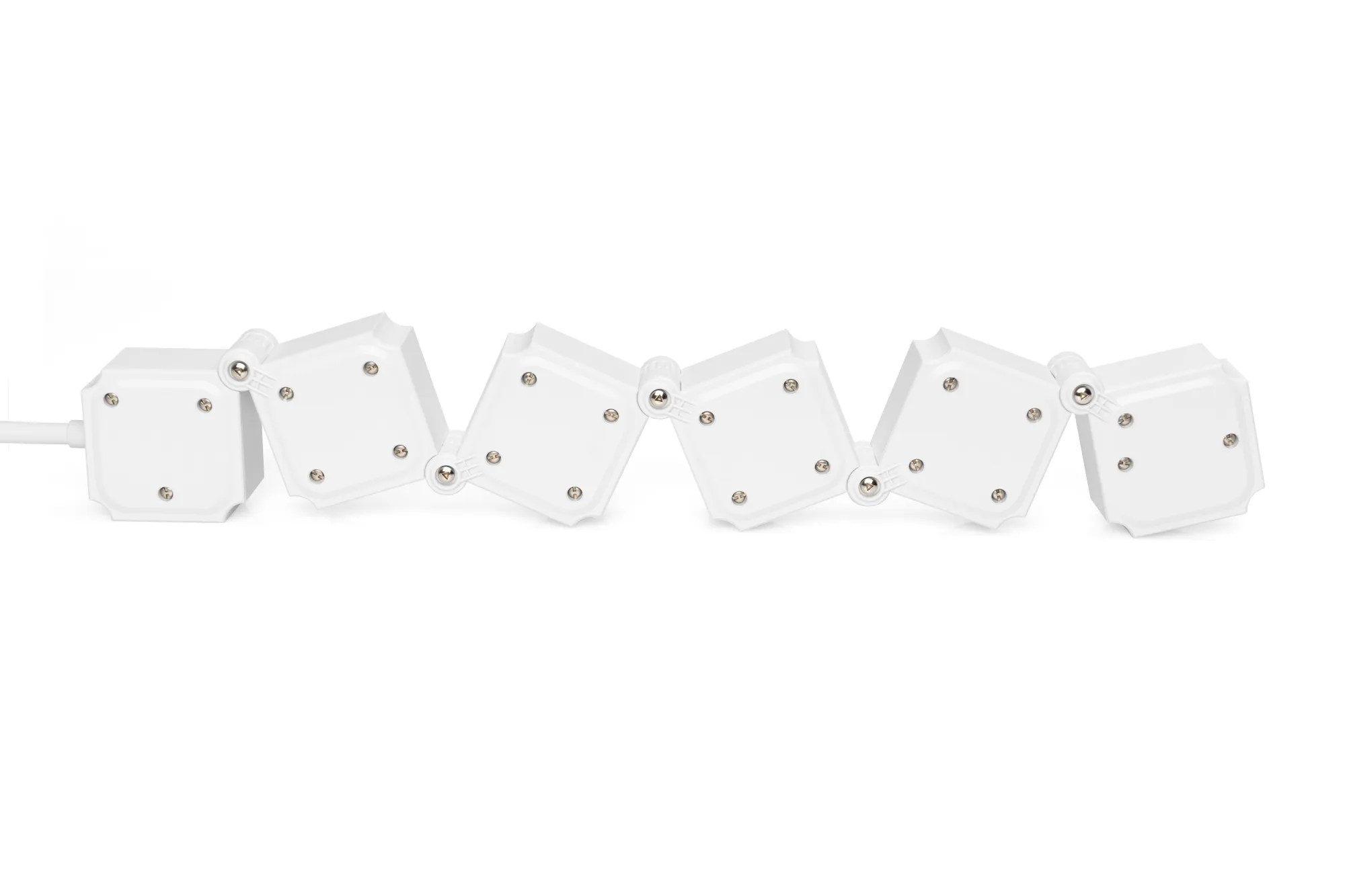 Блок розеток Flexible, 4xSchuko 16A, 2xUSB-A 2.4A, білий Digitus (DA-70620) - Фото 5
