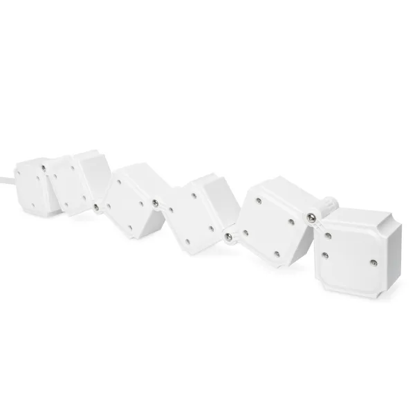 Блок розеток Flexible, 4xSchuko 16A, 2xUSB-A 2.4A, белый Digitus (DA-70620) - Фото 4