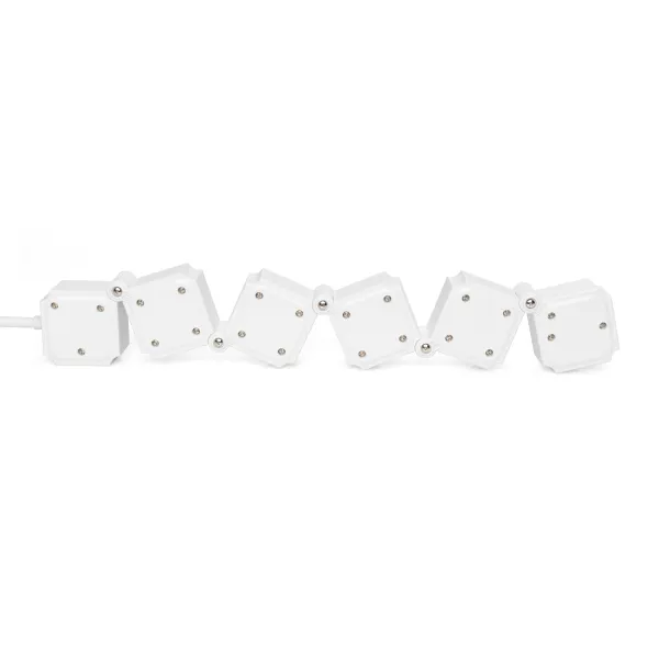 Блок розеток Flexible, 4xSchuko 16A, 2xUSB-A 2.4A, белый Digitus (DA-70620) - Фото 5