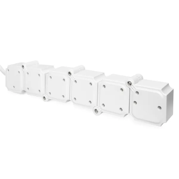 Блок розеток Flexible, 4xSchuko 16A, 2xUSB-A 2.4A, белый Digitus (DA-70620) - Фото 6
