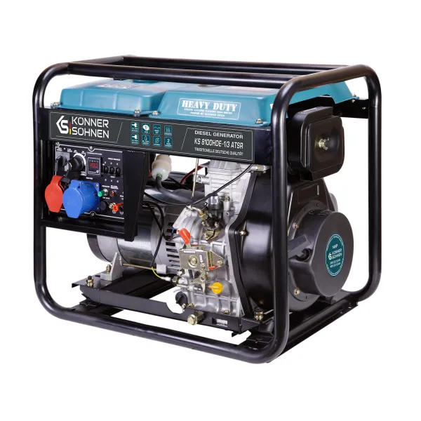 Генератор дизельный KS 8100HDE-1/3 ATSR (EURO V), 230/400В, 5.5/6.0кВт Konner&Sohnen (KS8100HDE-1/3ATSR) - Фото 5