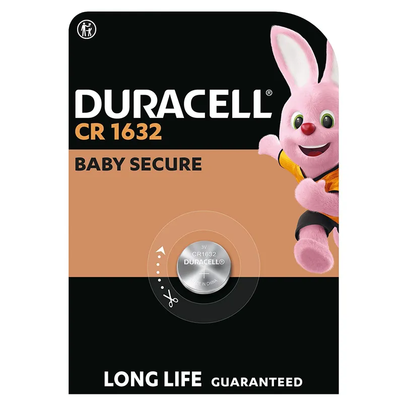 Батарейка DL1632-CR1632 литиевая, DSN, блистер, 1 шт. Duracell (5011068) Батарейка DL1632-CR1632 литиевая, DSN, блистер, 1 шт. Duracell (5011068)