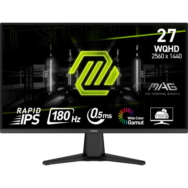 Монитор 27" MAG 275QF IPS, 2560x1440, 180Hz MSI (9S6-3CE21M-022)
