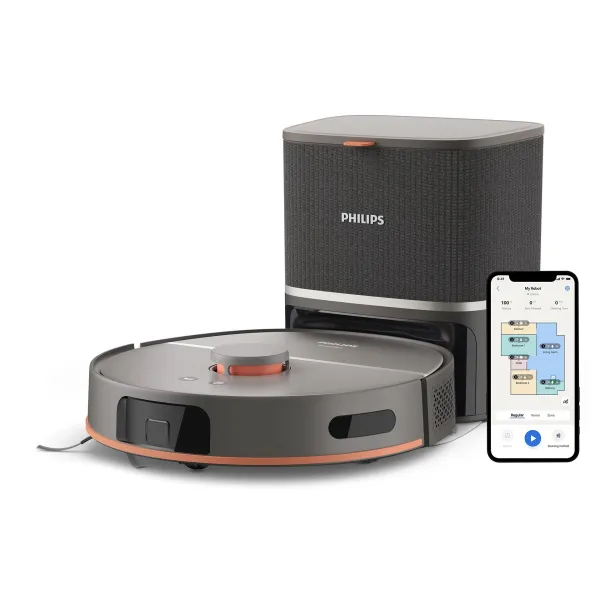 Робот-пылесос Series 5000, h=29.2см, 0.27л, EPA 10, черный Philips (XU5100/10) - Фото 3