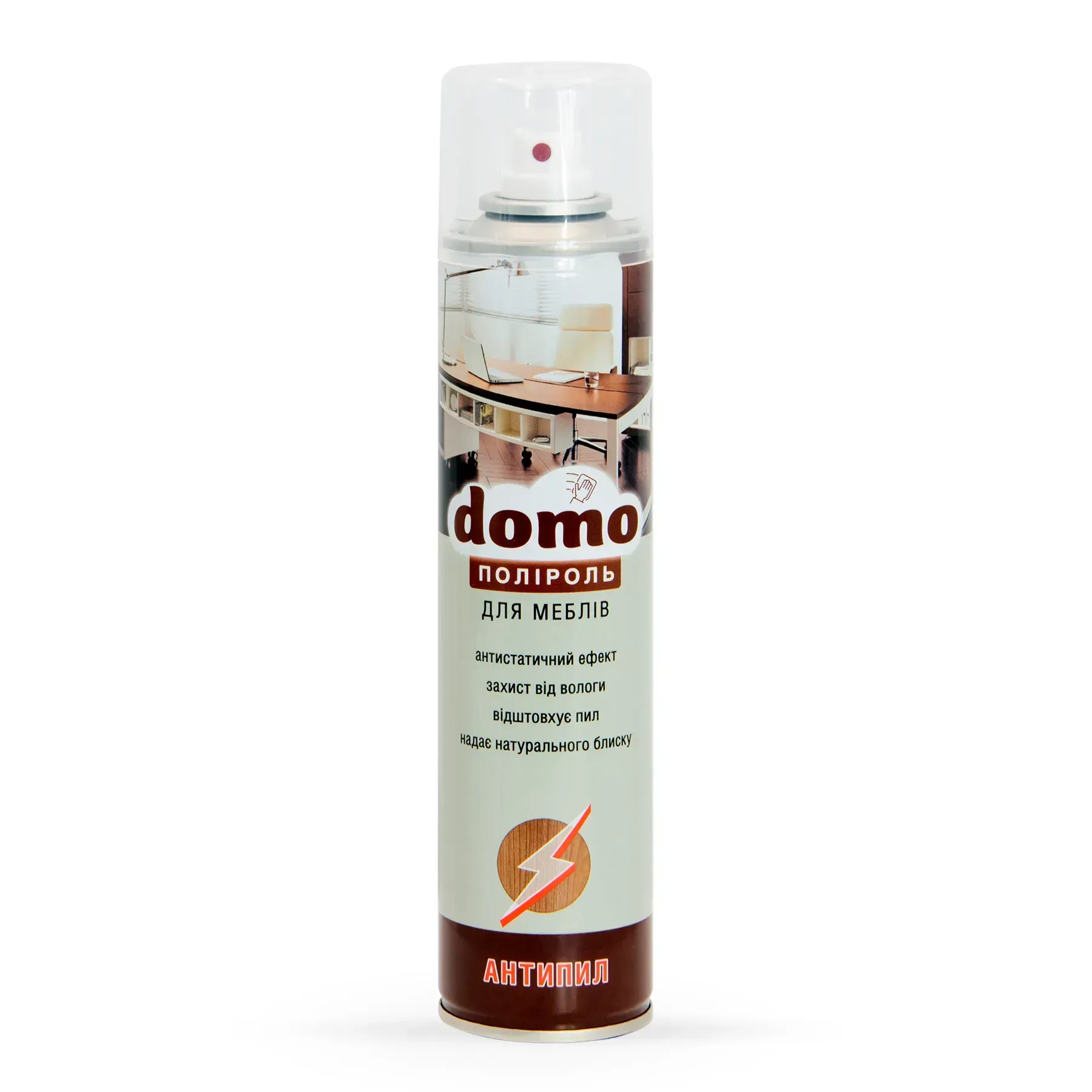 Аэрозоль для мебели 250 мл Антипыль Domo (XD11028) Аэрозоль для мебели 250 мл Антипыль Domo (XD11028)