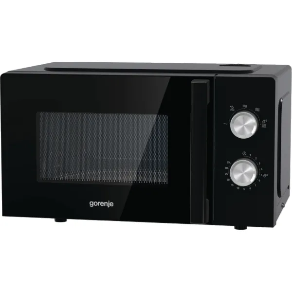 Мікрохвильова піч, 17л, 700Вт, чорний Gorenje (MO17E1BH) - Фото 1