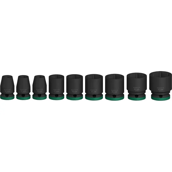 Набор ударных торцевых головок Professional Standart 9шт 1/2" Bosch (2.608.003.038) - Фото 1