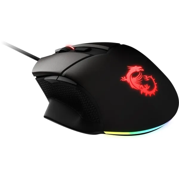 Миша USB-A ігрова, RGB, Clutch GM20 Elite, чорна MSI (S12-0401870-C54) - Фото 4