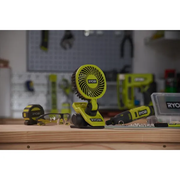 Вентилятор аккумуляторный RCF4-120G, 4В, 3800об·мин Ryobi (5133006143) - Фото 4