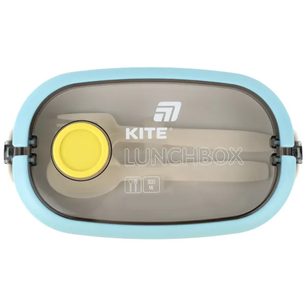 Ланчбокс Kite (контейнер для еды) 900 мл синий (K25-1180-2) - Фото 6
