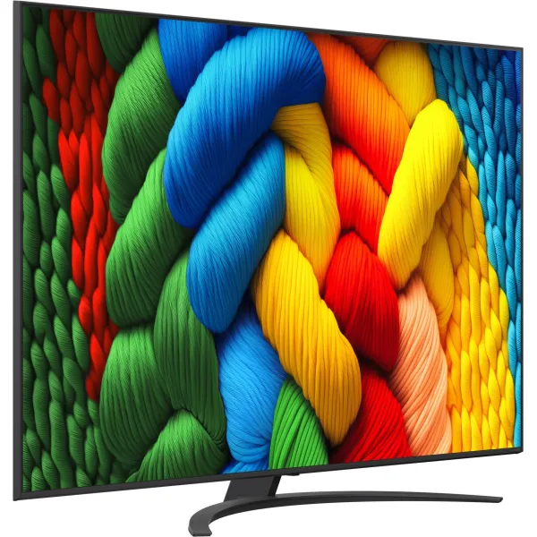 Телевизор 86" LG NanoCell  4K 60Hz Smart WebOS черный LG (86NANO81A6A) - Фото 1
