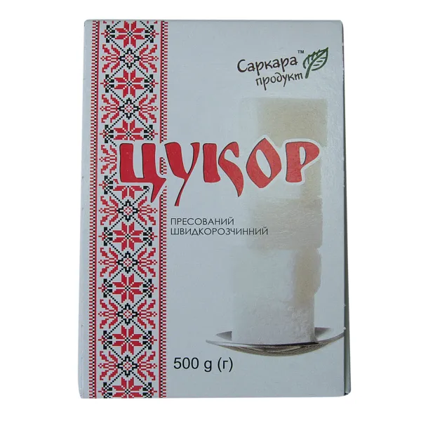 Цукор пресований 500 г, коробка Саркара продукт (15113) - Фото 1