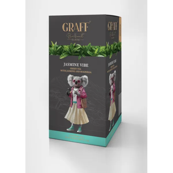 Чай зеленый с жасмином 30 г, сашет, My find GRAFF (gr.10733) - Фото 8
