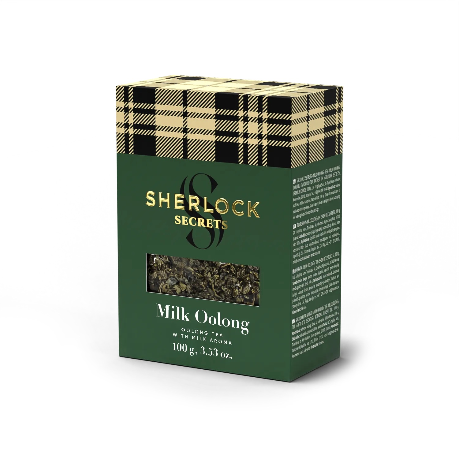 Чай зелений крупнолистовий 100 г Milk Oolong Sherlock Secrets (shs.03484) Чай зелений крупнолистовий 100 г Milk Oolong Sherlock Secrets (shs.03484)