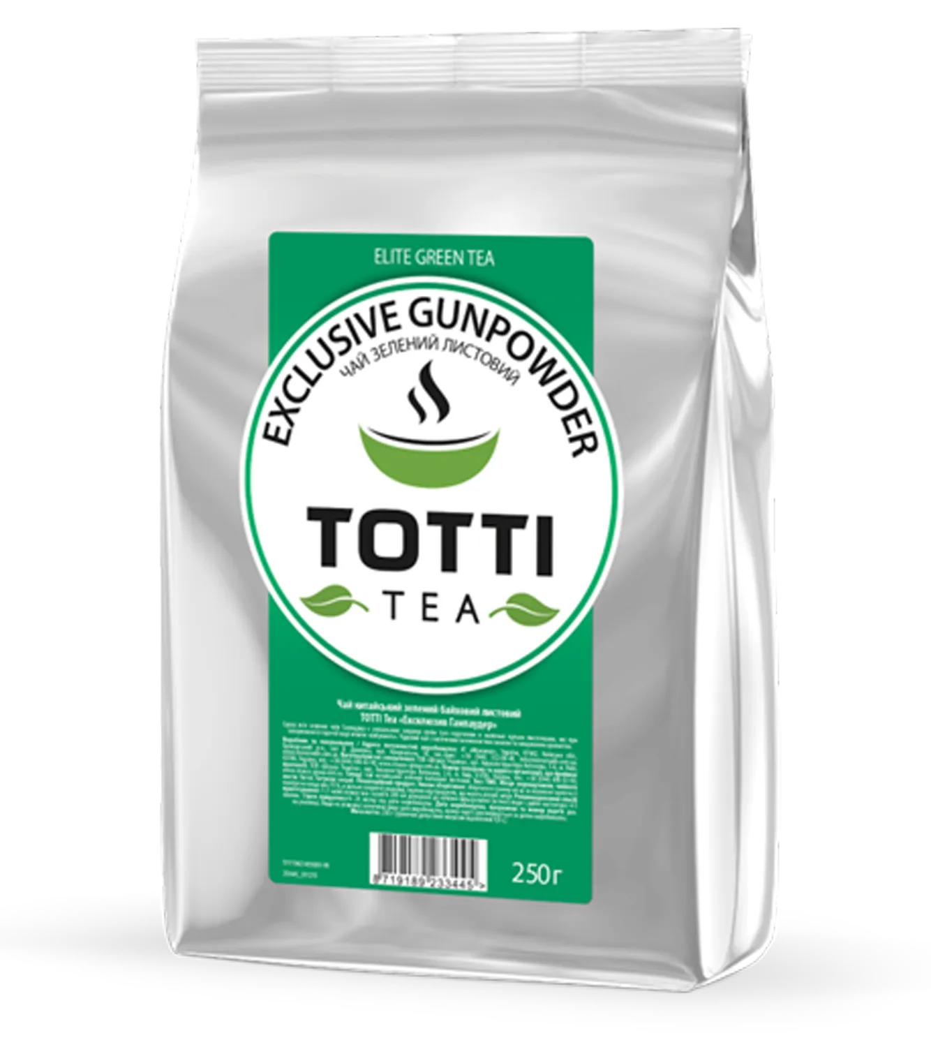 Чай зелений Ексклюзив Ганпаудер, листовий, 250 г х 5 TОТТІ Tea (tt.51291) Чай зелений Ексклюзив Ганпаудер, листовий, 250 г х 5 TОТТІ Tea (tt.51291)