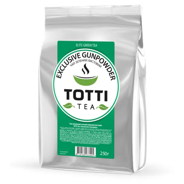 Чай зеленый Ексклюзив Ганпаудер, листовой, 250 г х 5 TОТТІ Tea  (tt.51291)