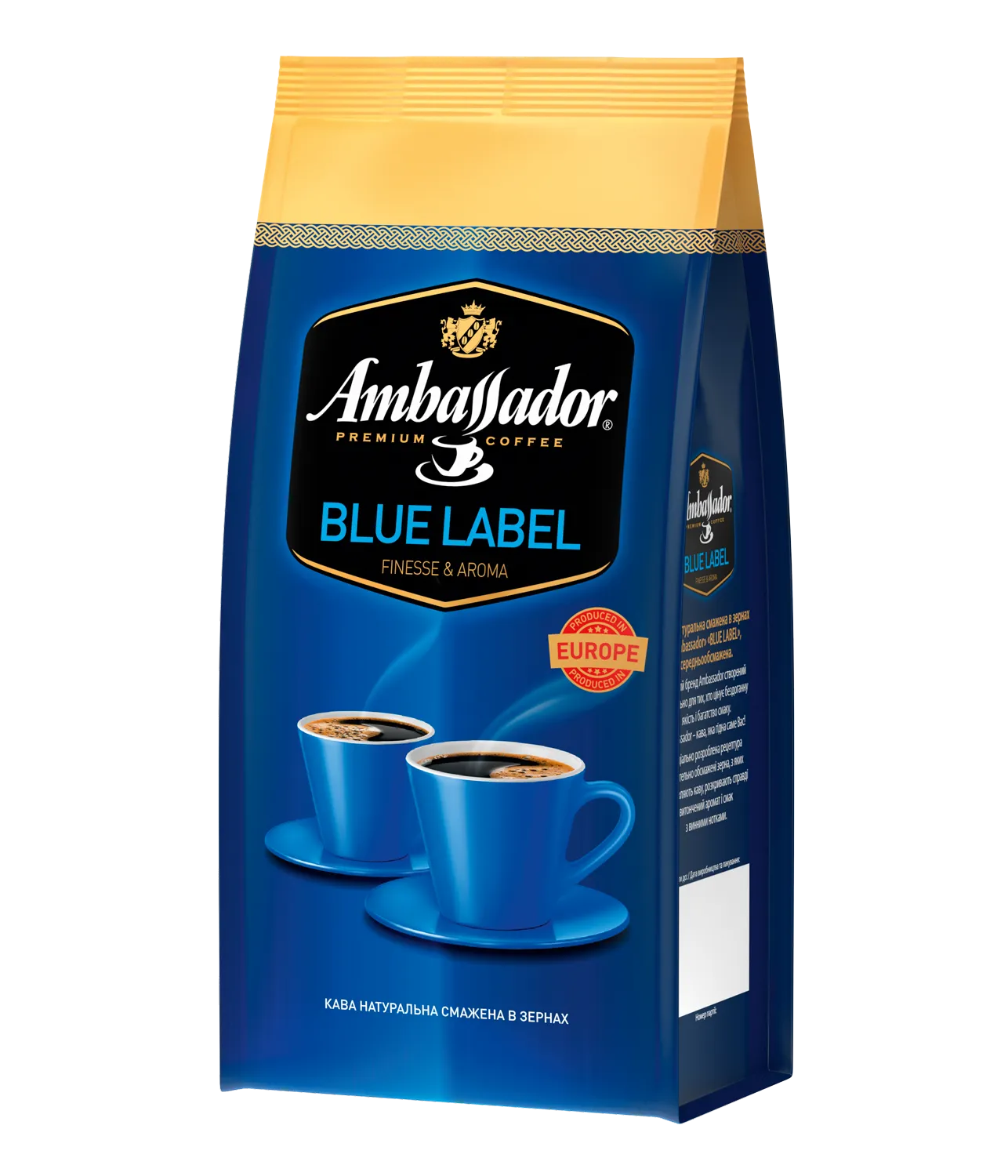 Кава в зернах Blue Label, пакет 1000 г х 6 (PL) Ambassador (am.52078) Кава в зернах Blue Label, пакет 1000 г х 6 (PL) Ambassador (am.52078)