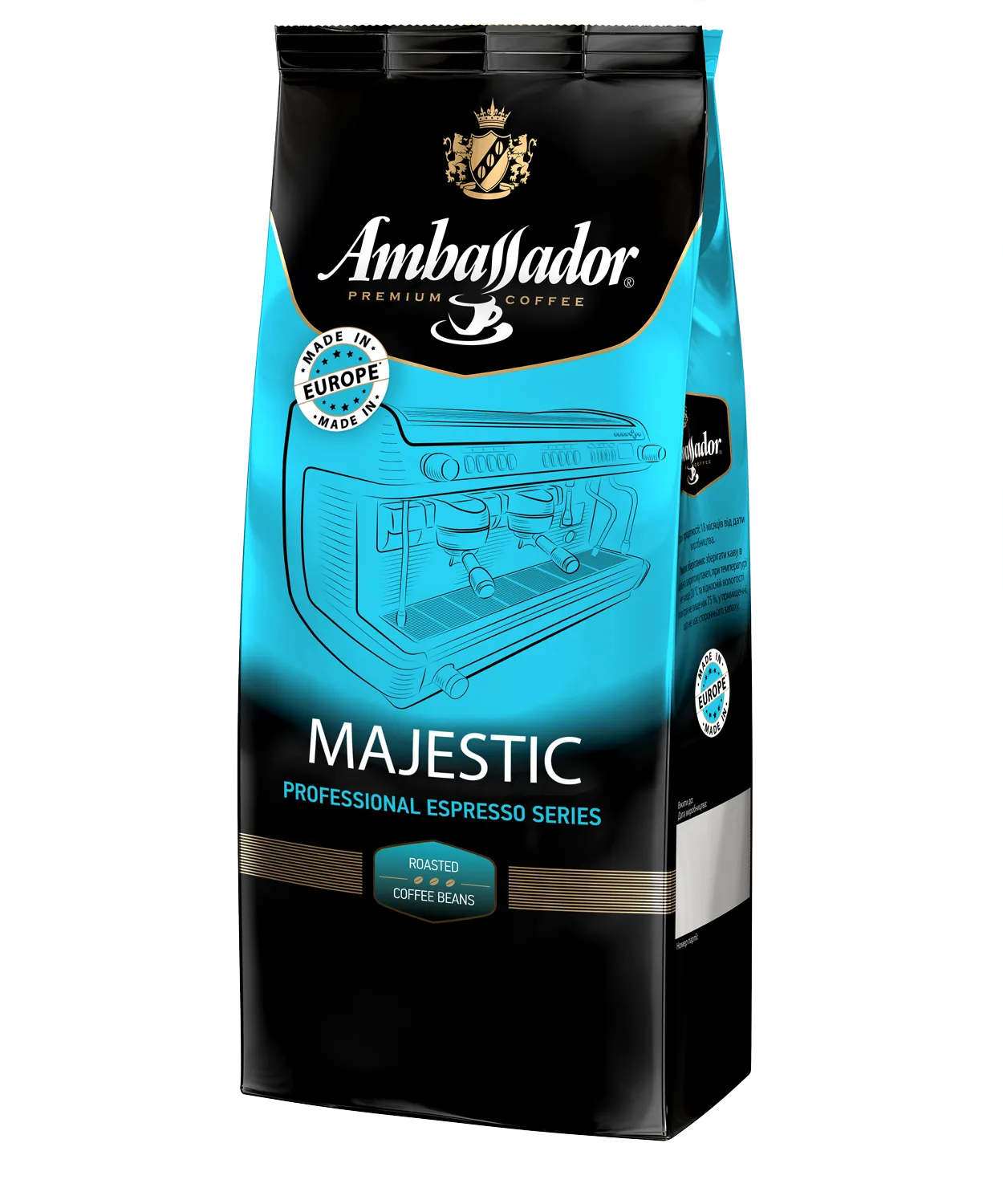Кава в зернах Majestic, пакет 1000 г х 6 (PL) Ambassador (am.52088) Кава в зернах Majestic, пакет 1000 г х 6 (PL) Ambassador (am.52088)