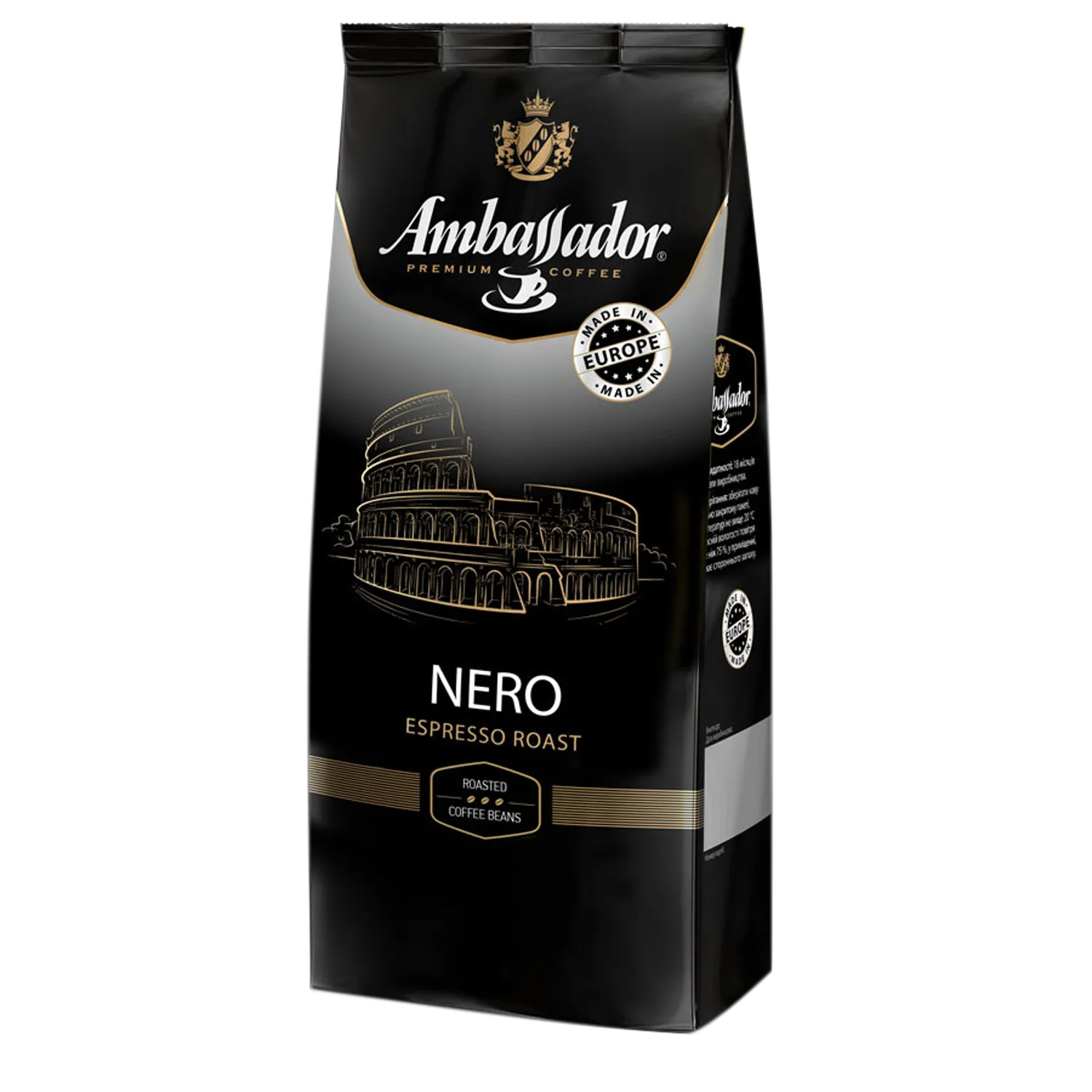 Кава в зернах Nero, пакет 1000 г х 6 (PL) Ambassador (am.52309) Кава в зернах Nero, пакет 1000 г х 6 (PL) Ambassador (am.52309)