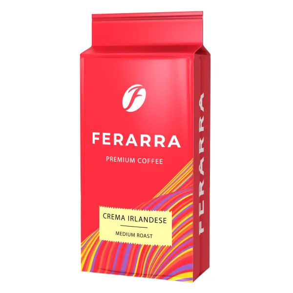 Кофе молотый 250 г, вакуумная упаковка, CAFFE CREMA IRLANDESE Ferarra (fr.18472) - Фото 4