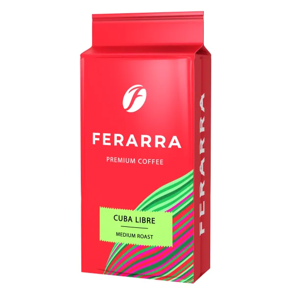 Кофе молотый 250 г, вакуумная упаковка, CAFFE CUBA LIBRE Ferarra (fr.72410) - Фото 5