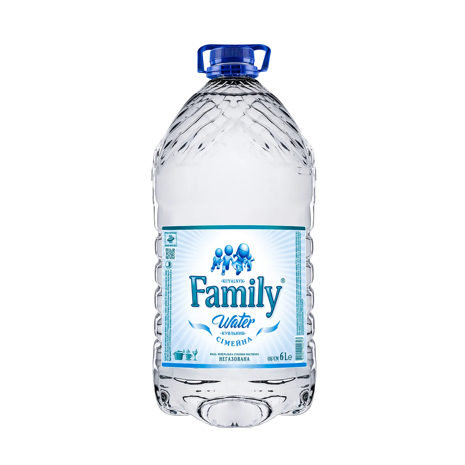 Вода минеральная негазированная, 6 л, ПЭТ Family (fam.20793