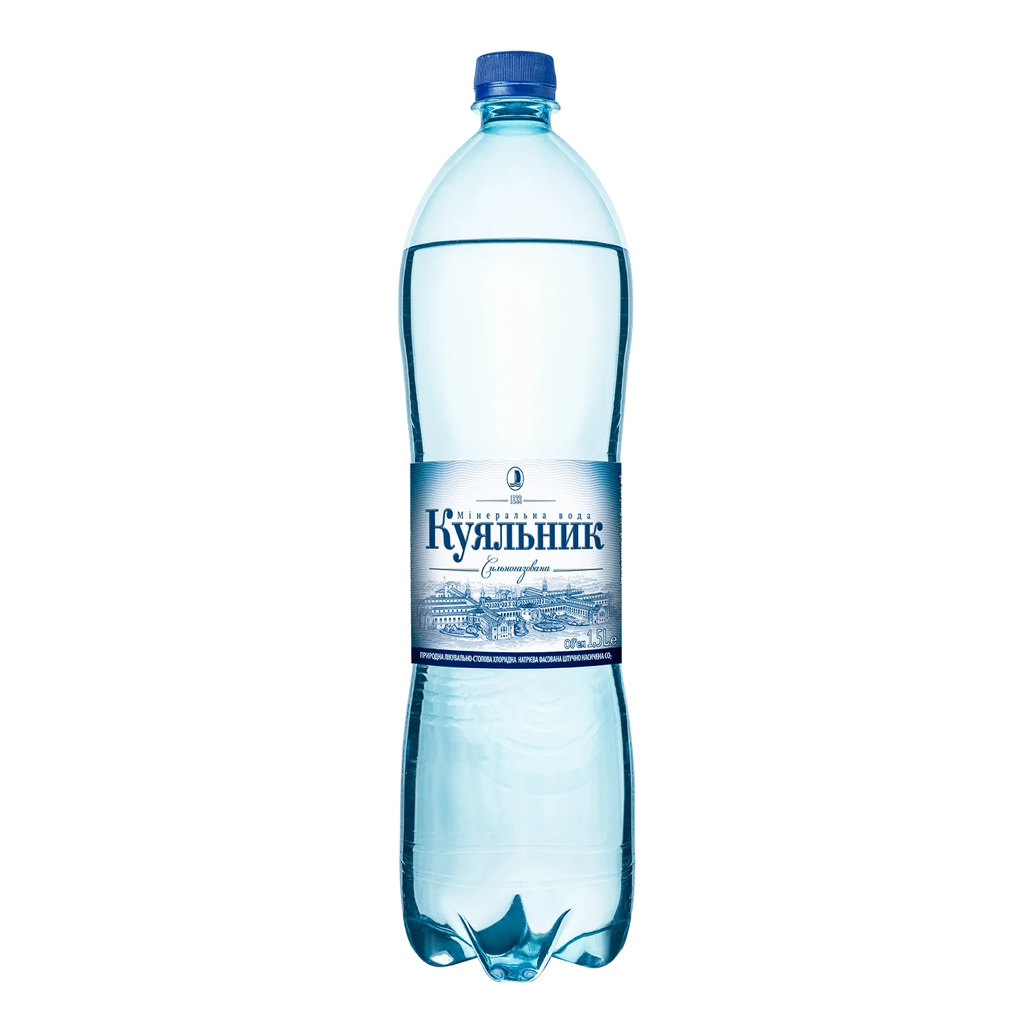 Вода мінеральна газована, 1,5 л, ПЕТ Куяльник (kl.20021) Вода мінеральна газована, 1,5 л, ПЕТ Куяльник (kl.20021)